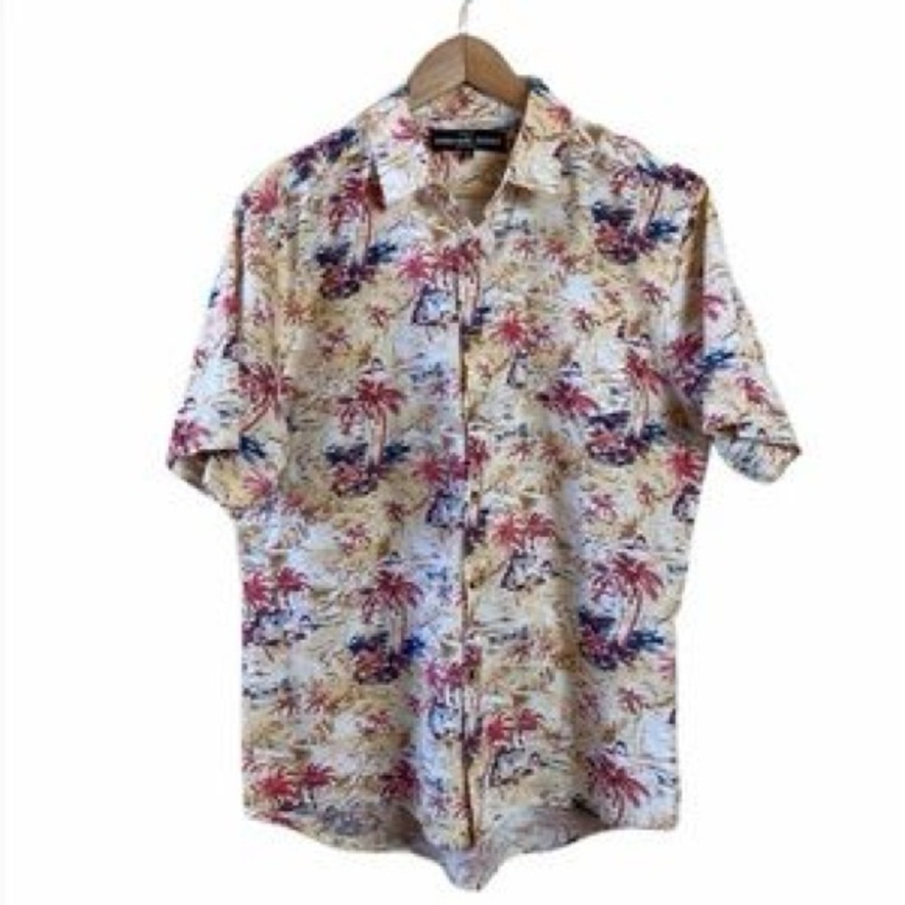 Sunday work clothes button‎ down shirt